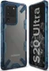 Ringke Fusion X Samsung Galaxy S20 Ultra Hoesje Transparant/Blauw afbeelding 5