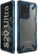 Ringke Fusion X Samsung Galaxy S20 Ultra Hoesje Transparant/Blauw afbeelding 6