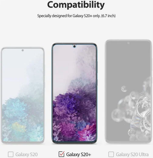 Ringke Dual Easy Wing Samsung S20 Plus Screenprotector (Duo Pack) afbeelding 14