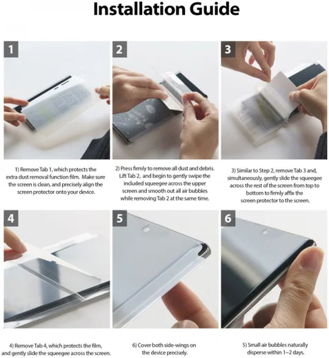 Ringke Dual Easy Wing Samsung S20 Plus Screenprotector (Duo Pack) afbeelding 13