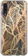 HappyCase Samsung Galaxy A70 Flexibel TPU Hoesje Golden Leaves Print afbeelding 1