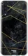 HappyCase Samsung Galaxy A70 Flexibel TPU Hoesje Zwart Marmer Print afbeelding 1