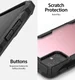 Ringke Fusion X Samsung Galaxy A71 Hoesje Transparant/Zwart afbeelding 6