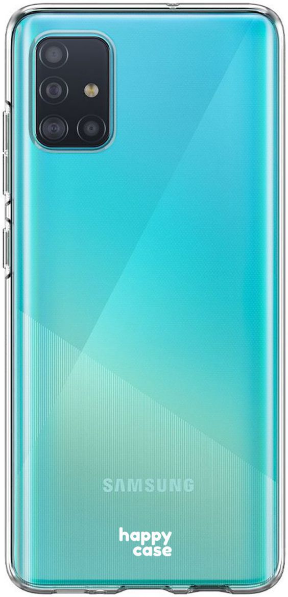 HappyCase Samsung Galaxy A71 Hoesje Flexibel TPU Clear Print afbeelding 5