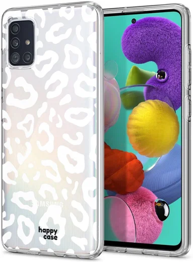 HappyCase Samsung Galaxy A71 Hoesje Flexibel TPU Luipaard Print afbeelding 11