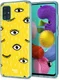 HappyCase Samsung Galaxy A71 Hoesje Flexibel TPU Happy Eyes Print afbeelding 5