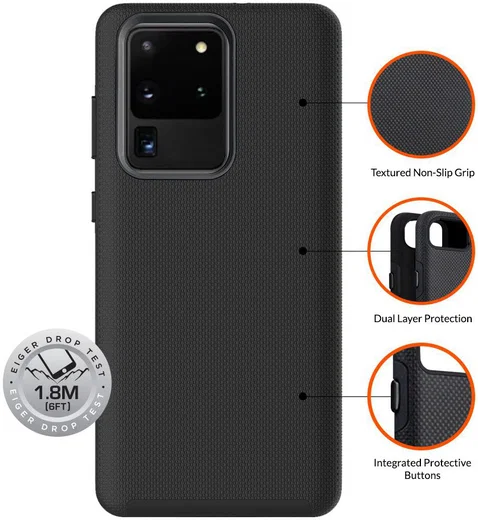 Eiger North Series Samsung Galaxy S20 Ultra Hoesje Zwart afbeelding 3