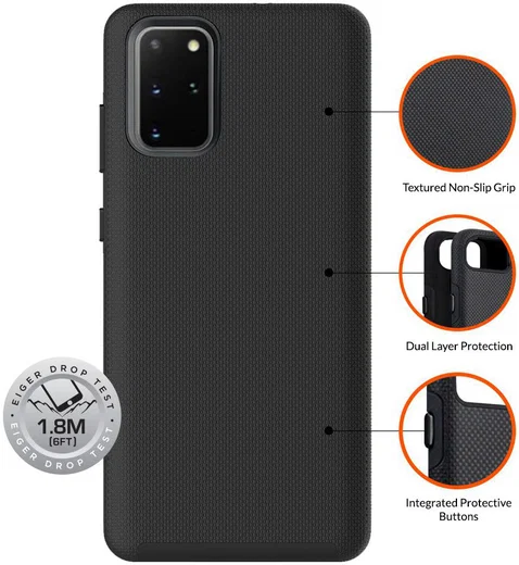 Eiger North Series Samsung Galaxy S20 Plus Hoesje Zwart afbeelding 3