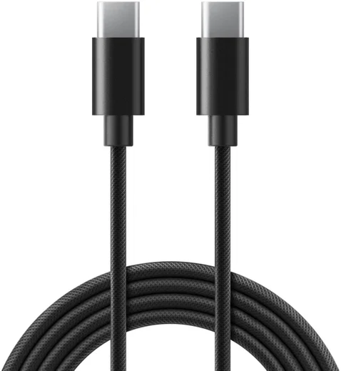 Caseology Fast Charge USB-C naar USB-C Kabel 1.2m Zwart afbeelding 1