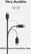 Caseology Fast Charge USB-C naar USB-C Kabel 1.2m Zwart afbeelding 9