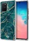 HappyCase Samsung Galaxy S10 Lite Hoesje TPU Aqua Marmer Print afbeelding 2