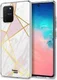 HappyCase Samsung Galaxy S10 Lite Hoesje TPU Roze Marmer Print afbeelding 2
