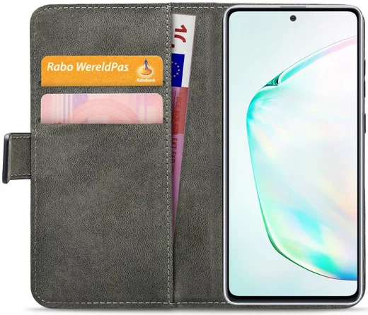 Mobilize Classic Gelly Wallet Samsung Galaxy Note 10 Lite Hoesje Zwart afbeelding 1