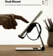 Ringke Super Folding Apple iPhone en Apple Watch Stand Zwart afbeelding 4