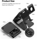 Ringke Super Folding Universele Smartphone en Galaxy Watch Stand Zwart afbeelding 9
