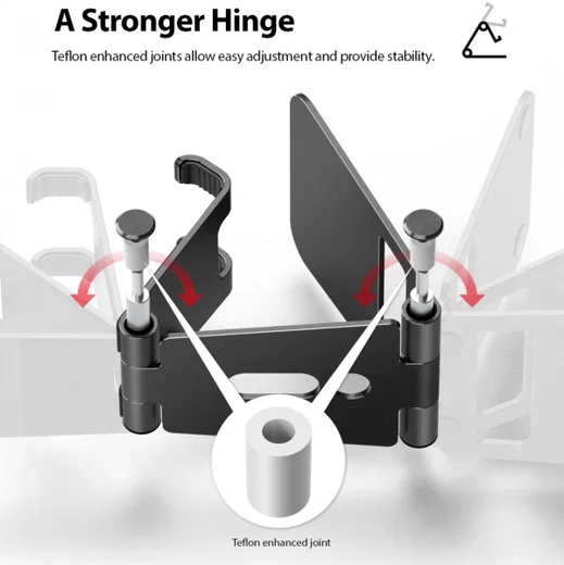 Ringke Super Folding Universele Smartphone en Galaxy Watch Stand Zwart afbeelding 8
