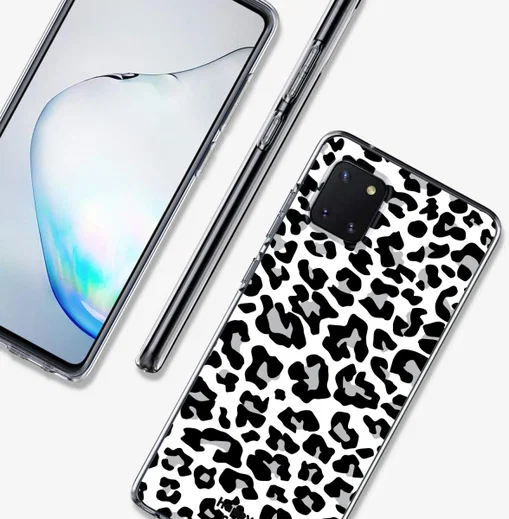 HappyCase Samsung Galaxy Note 10 Lite Hoesje TPU Panter Print afbeelding 4