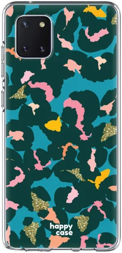 HappyCase Samsung Galaxy Note 10 Lite Hoesje TPU Summer Leopard Print afbeelding 1