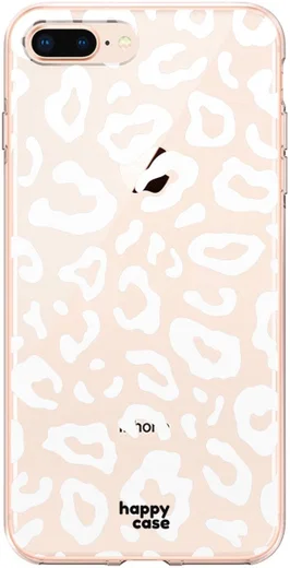 HappyCase Apple iPhone 8 / 7 Plus Hoesje TPU Luipaard Print afbeelding 11