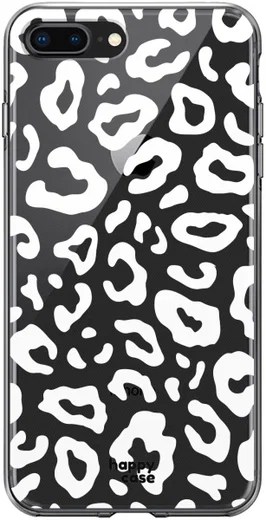 HappyCase Apple iPhone 8 / 7 Plus Hoesje TPU Luipaard Print afbeelding 1