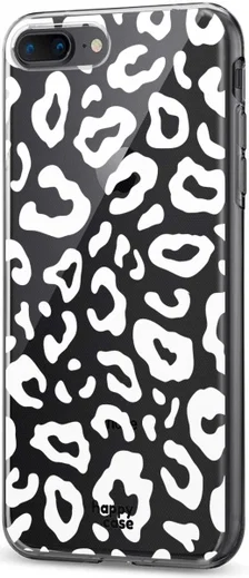 HappyCase Apple iPhone 8 / 7 Plus Hoesje TPU Luipaard Print afbeelding 10