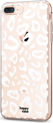 HappyCase Apple iPhone 8 / 7 Plus Hoesje TPU Luipaard Print afbeelding 12