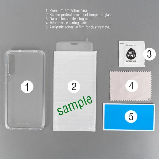 4smarts 360° Premium Protection Set Samsung Galaxy S20 Ultra Zwart afbeelding 5