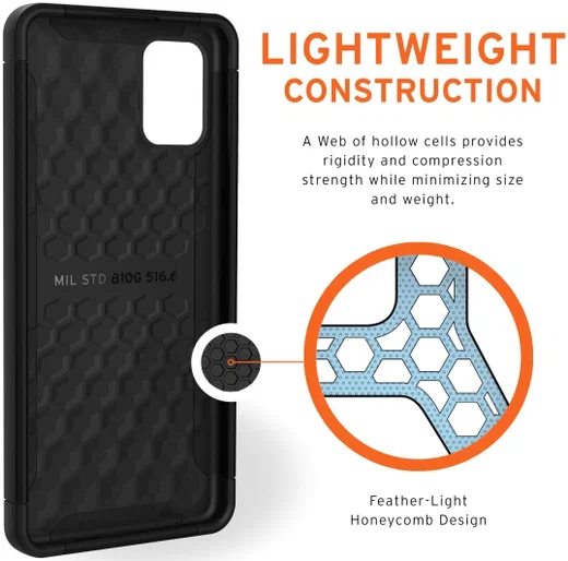 Urban Armor Gear Scout Series Samsung Galaxy A51 Hoesje Zwart afbeelding 5