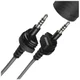 LifeProof LIFEACTÍV 3.5mm Jack / Aux Kabel en Lanyard 0.38m Zwart afbeelding 1