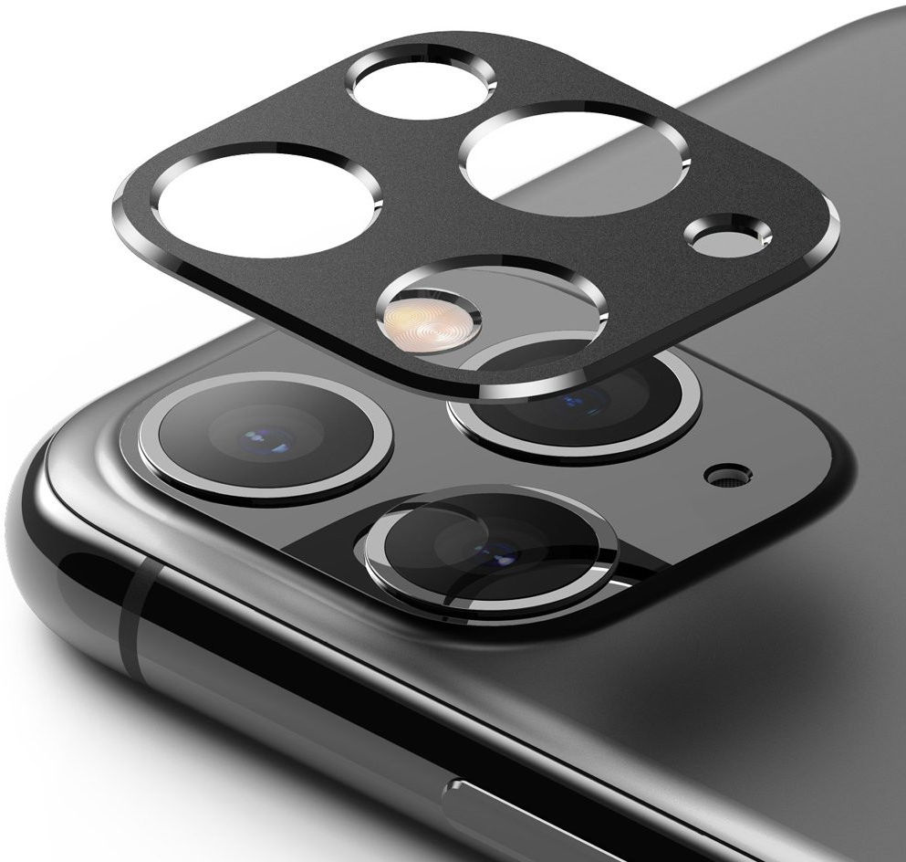 Ringke Tempered Glass Camera Lens Apple iPhone 11 Pro (Max) Zwart afbeelding 1