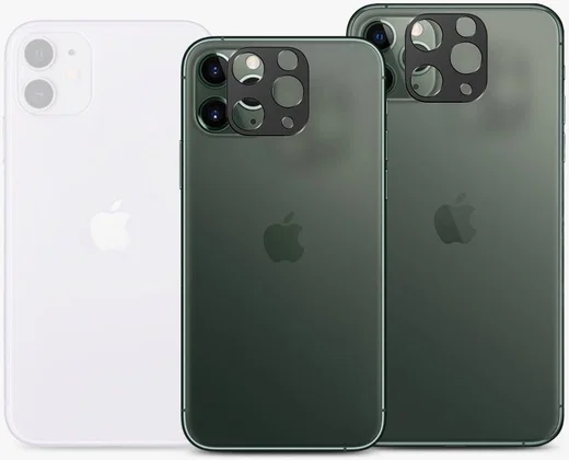 Ringke Tempered Glass Camera Lens Apple iPhone 11 Pro (Max) Zwart afbeelding 4