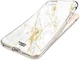 HappyCase Apple iPhone 8 Flexibel TPU Hoesje Wit Marmer Print afbeelding 8