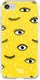 HappyCase Apple iPhone 8 Flexibel TPU Hoesje Happy Eyes Print afbeelding 1