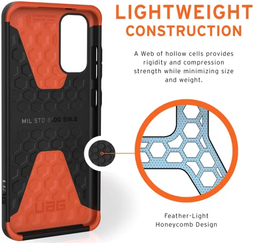 Urban Armor Gear Civilian Series Samsung Galaxy S20 Hoesje Black afbeelding 5