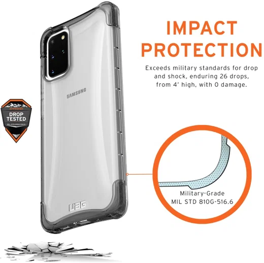 Urban Armor Gear Plyo Samsung Galaxy S20 Plus Hoesje Ice afbeelding 3