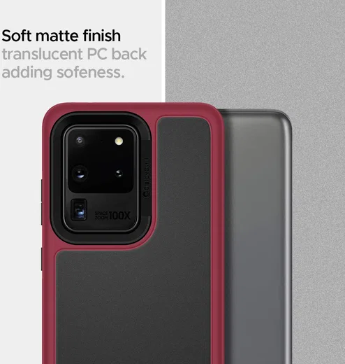 Spigen Cyrill Color Brick Samsung Galaxy S20 Ultra Hoesje Burgundy afbeelding 5
