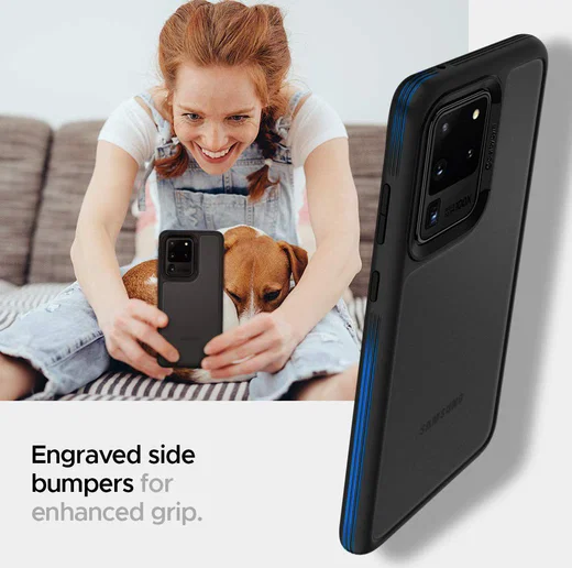 Spigen Ciel by Cyrill Color Brick Galaxy S20 Ultra Hoesje Zwart afbeelding 4