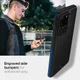 Spigen Cyrill Leather Brick Samsung Galaxy S20 Ultra Hoesje Zwart afbeelding 2