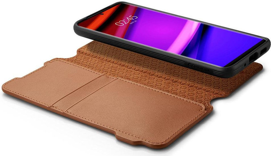 Spigen Ciel By Cyrill Samsung Galaxy S20 Ultra Wallet Brick Hoes Bruin afbeelding 9