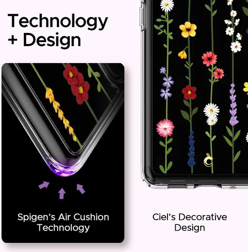 Spigen Ciel by Cyrill Cecile Samsung S20 Plus Hoesje Flower Garden afbeelding 6