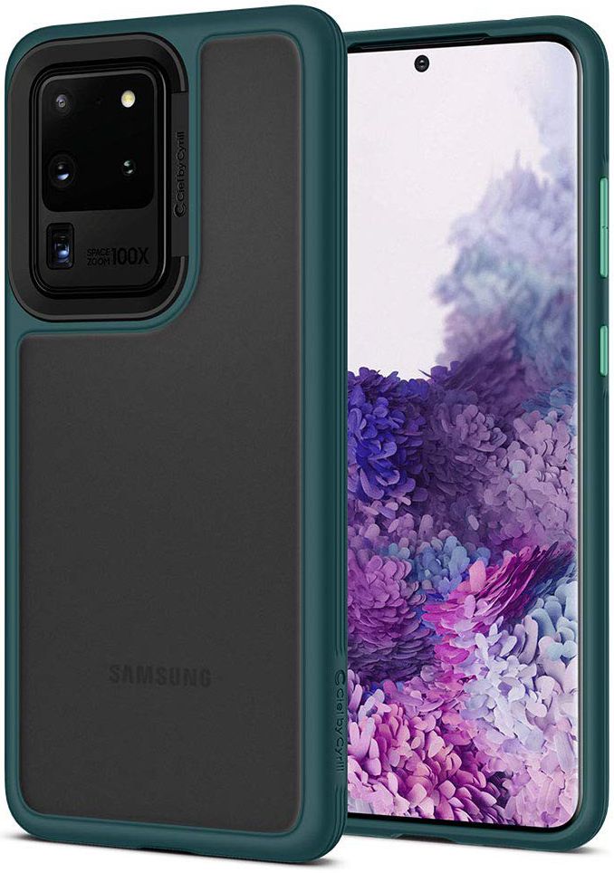 Spigen Cyrill Color Brick Samsung Galaxy S20 Ultra Hoesje Green afbeelding 1