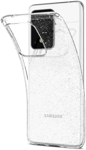 Spigen Liquid Crystal Samsung S20 Ultra Hoesje Glitter Crystal Quartz afbeelding 4