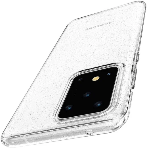 Spigen Liquid Crystal Samsung S20 Ultra Hoesje Glitter Crystal Quartz afbeelding 5