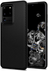 Spigen Liquid Air Samsung Galaxy S20 Ultra Hoesje Matte Zwart afbeelding