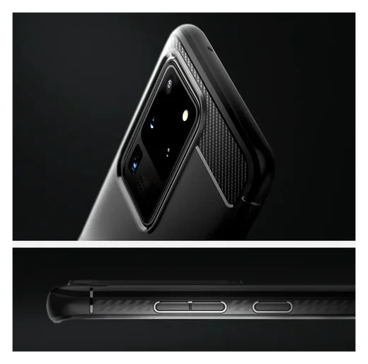 Spigen Rugged Armor Samsung Galaxy S20 Ultra Hoesje Zwart afbeelding 5
