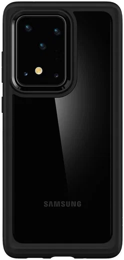 Spigen Ultra Hybrid Samsung Galaxy S20 Ultra Hoesje Transparant/Zwart afbeelding 6