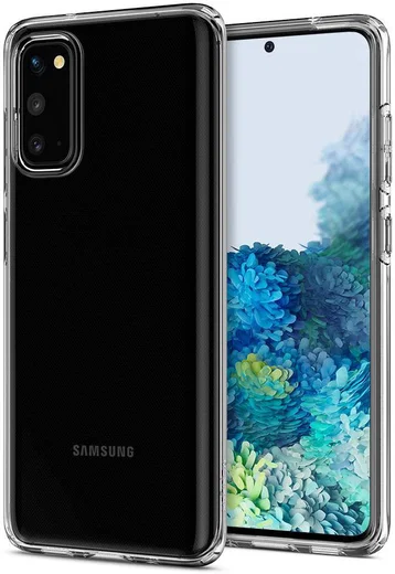 Spigen Liquid Crystal Samsung Galaxy S20 Hoesje Flexibel Transparant afbeelding 1