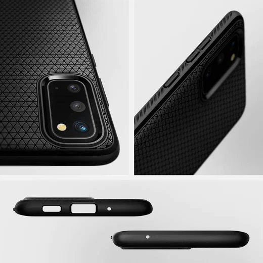 Spigen Liquid Air Samsung Galaxy S20 Hoesje Matte Zwart afbeelding 9