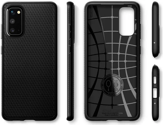 Spigen Liquid Air Samsung Galaxy S20 Hoesje Matte Zwart afbeelding 14