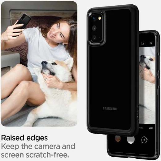 Spigen Ultra Hybrid Samsung Galaxy S20 Hoesje Zwart afbeelding 11